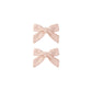 Bows, Set Of 2 || Petal Gingham