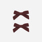 Bows, Set Of 2 | Burgundy