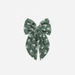 Oversized Bow | Green Ditsy