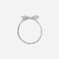 Baby Bow Headband || Light Blue Plaid