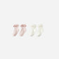 Lace Trim Socks, 2-pack | Blush, Ivory