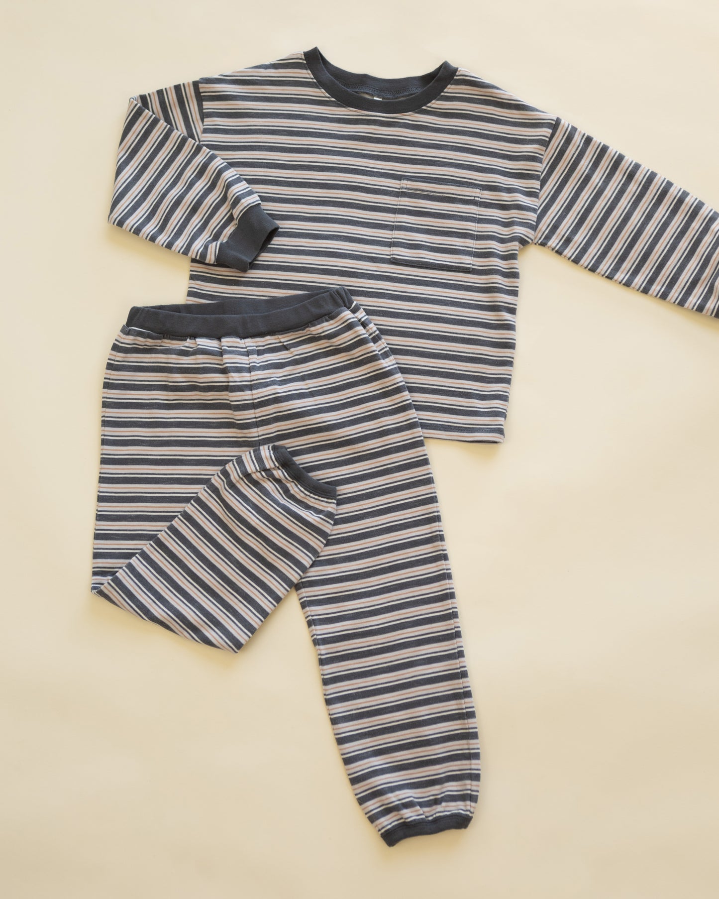 RELAXED SET BLUE STRIPE