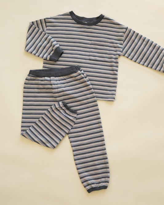 RELAXED SET BLUE STRIPE