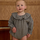 Colette Romper || Black Gingham