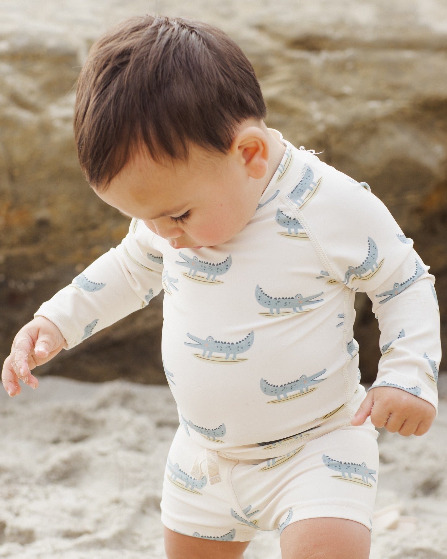 Boys Rashguard Set || Alligators