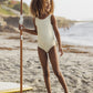 Moxie One-Piece || Citron Stripe