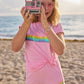 Rainbow Sequin Short Set