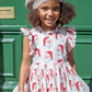 Girls Jennifer Dress - Vintage Santas