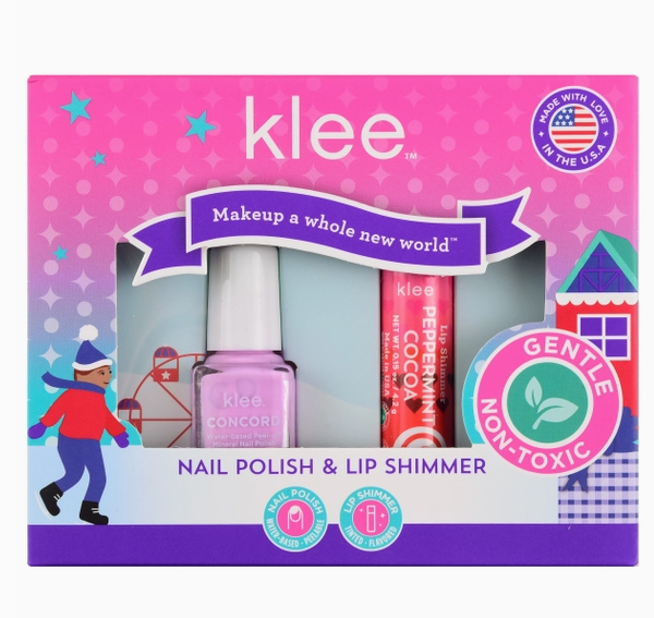 Angels Halos - Water-Based Nail Polish and Lip Shimmer Set