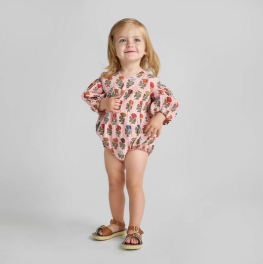 Baby Girls Wynne Bubble - Multi Flower Drop