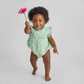 Baby Girls Jaipur Bubble- Pastel Green Polka Dot