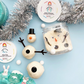 Snowman Mini Dough-To-Go