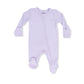 Solid Orchid Petal - 2 Way Zipper Footie