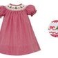 X´mas TREES W/ BOWS - Red gingham bishop