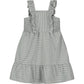 AMEERA DRESS - GREY STRIPE