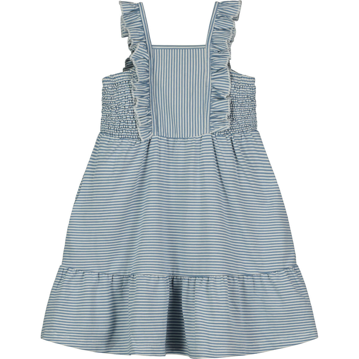 AMEERA DRESS - BLUE STRIPE