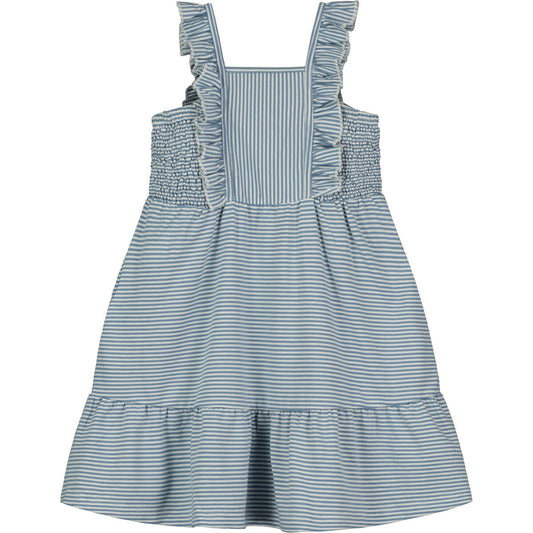 AMEERA DRESS - BLUE STRIPE