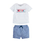 Flag Smocked Short Set