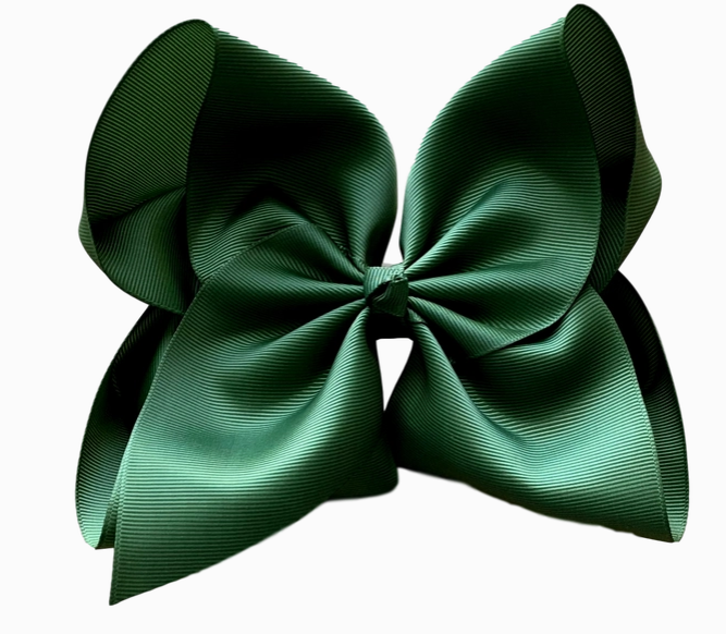 4 Inch Solid Grosgrain Bow - Multiple Color Choices