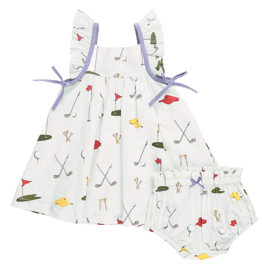 BABY GIRLS AILEE DRESS SET - GOLF TOURNAMENT