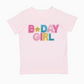 Birthday Girl Rhinestone Patch Short Sleeve T-Shirt