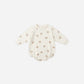 Crewneck Bubble Romper || Brown Bear