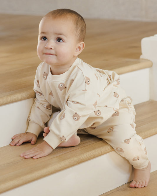 Relaxed Sweatshirt || Brown Bear