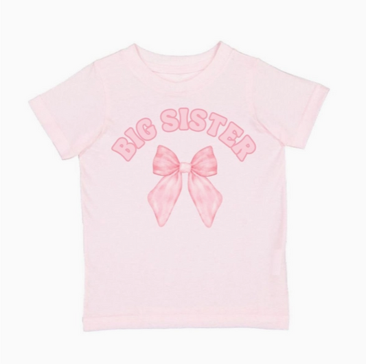 Big Sister Bow Short Sleeve T-Shirt