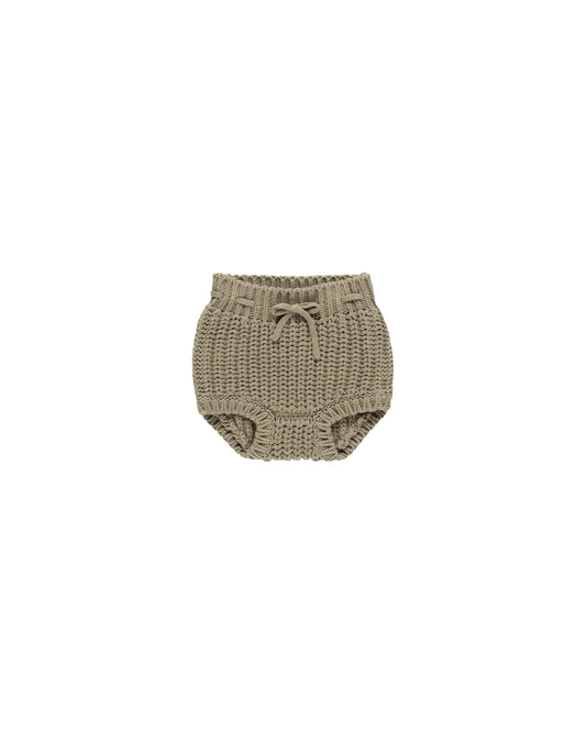 Knit Tie Bloomer || Olive