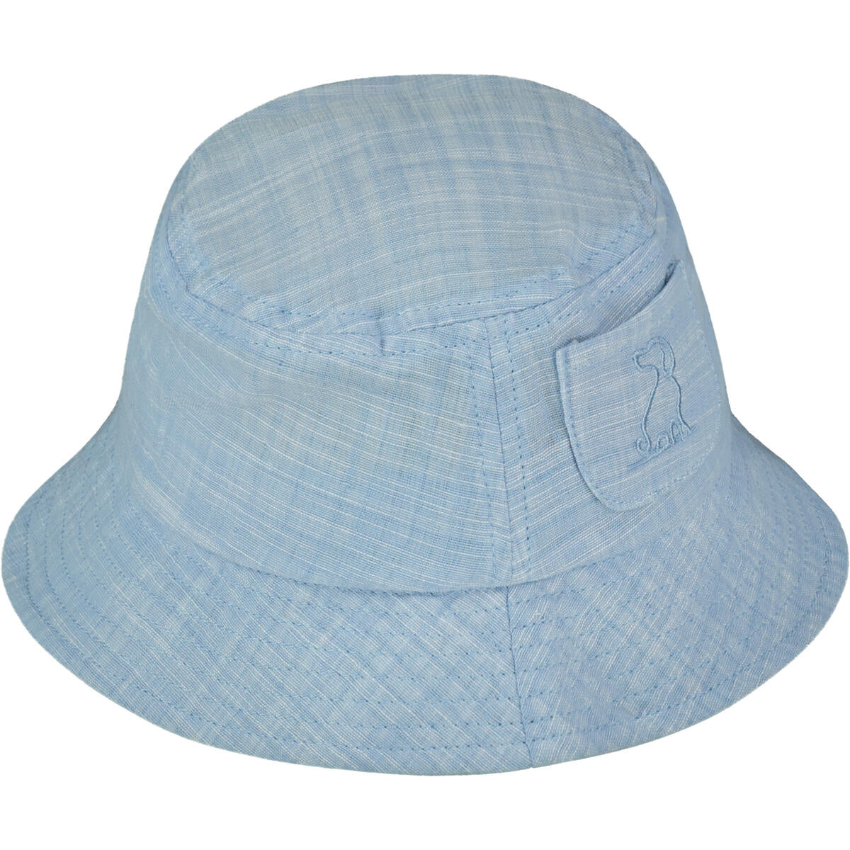 HEATHERED BLUE BUCKET HAT