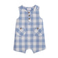 Blue Check Romper