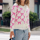 Pretty in Pink Bow Cardigan
