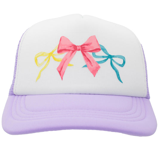 Bright Bows Youth Lavender Trucker - O/S