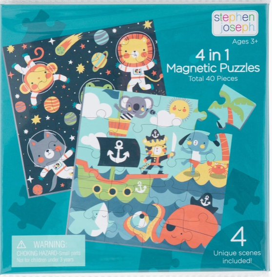 4 in 1 Magnetic Puzzle Book