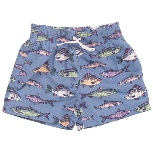 Boys Swim Trunk - Bluestone Multi Fishies