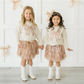 Gingham Printed Tulle Bow Clip Set