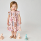 girls jennifer double ruffle dress - vintage bunnies