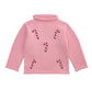 Candy Cane Rollneck Sweater