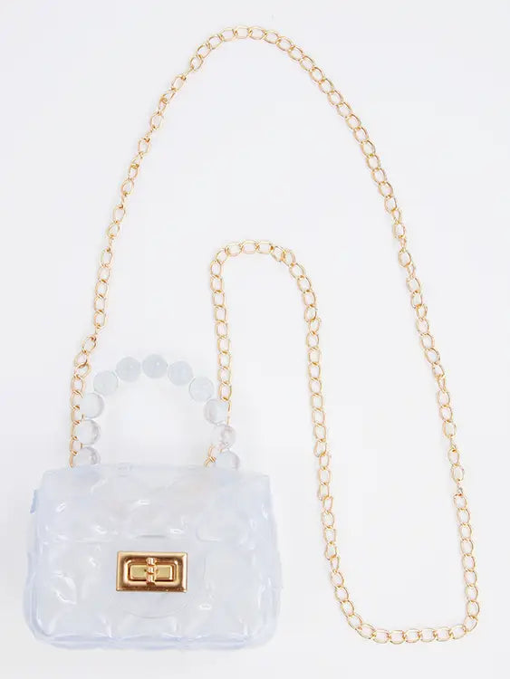 Pearl Handle Jelly Purse - Multiple colors