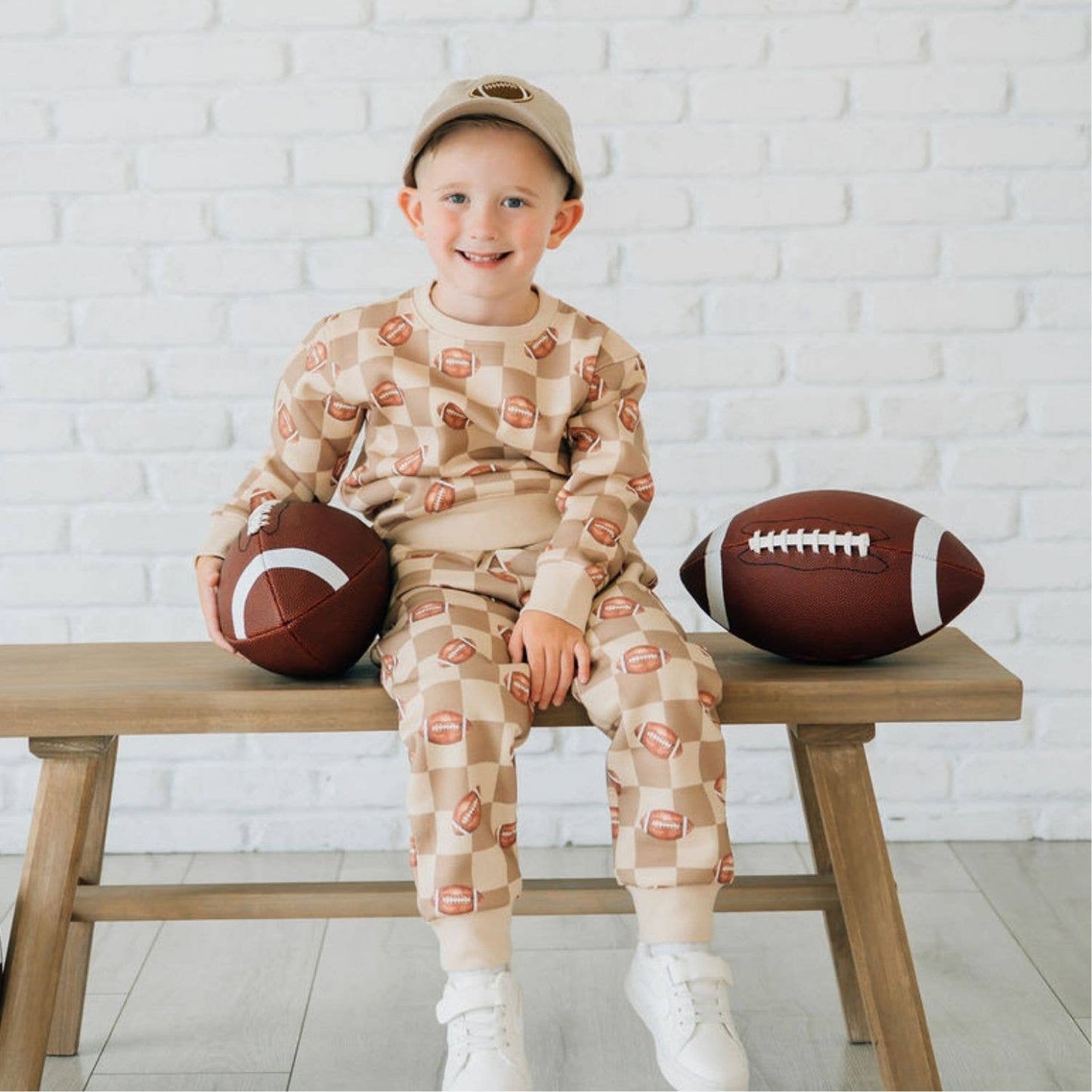 Football Patch Baseball Hat - Boys Accessories - Game Day