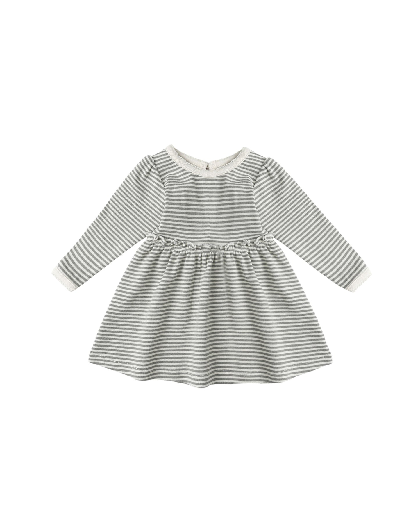 Alda Dress || Forest Stripe