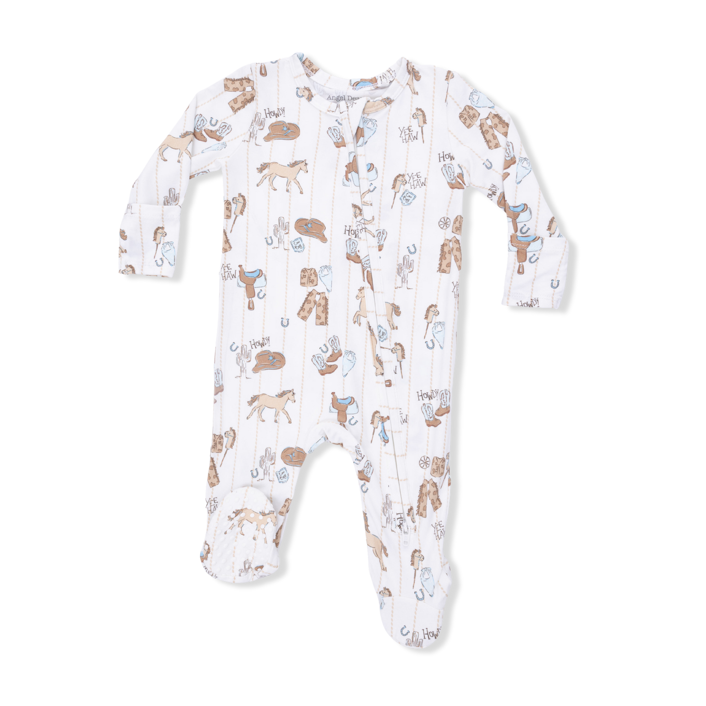 Cowboy Nursery - 2 Way Zipper Footie
