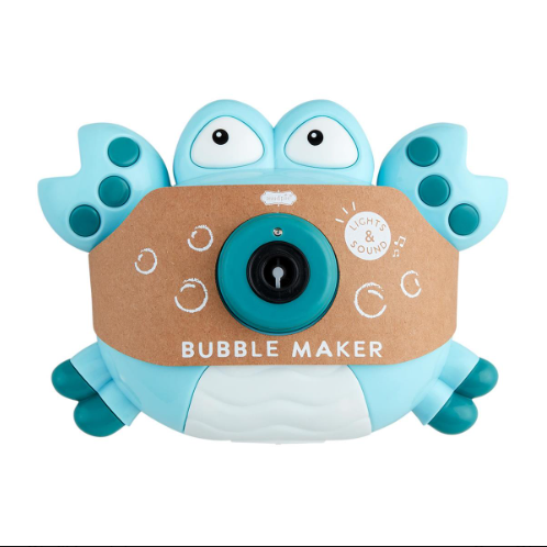 CRAB BUBBLE MAKER - BLUE OR PINK