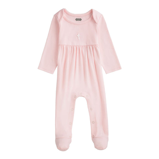 Pink Crochet Cross Sleeper