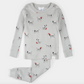 Firefighter Dalmatian Print on Light Grey PJ