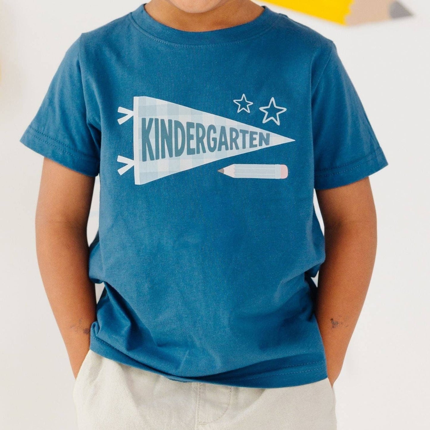 Kindergarten Pennant Short Sleeve T-Shirt - Boys Clothing