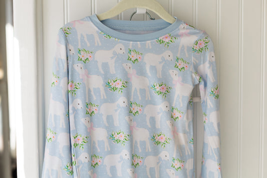 Easter Lambs 2pc Jam Set