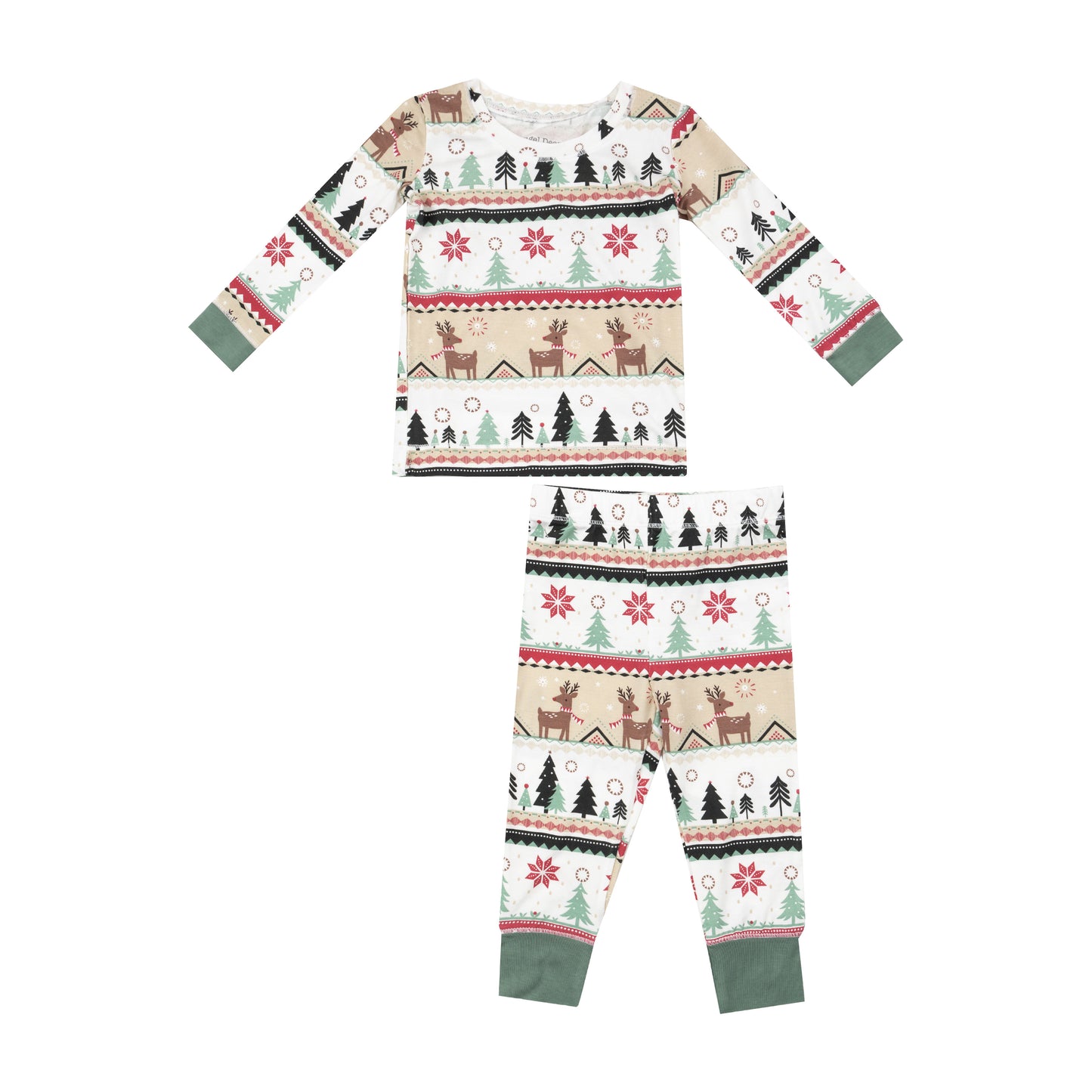 Reindeer Fair isle L/S Loungewear Set