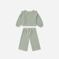 Ruffle Cozy Set || Fern