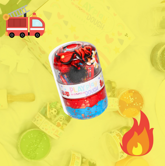 Fire Tuck Play Dough